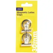 J.Burrows 30mm Magnetic Letter Clips 2 Pack