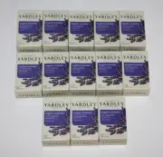 LOT (13) YARDLEY ENGLISH LAVENDER BAR SOAP MOISTURIZING BATH BAR 4 OZ