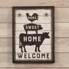 Primitives by Kathy Home Sweet Home Welcome Sign