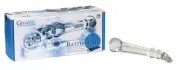 Glass Dildo Rattle Tail XL Glass Big Anal Plug Beads Dildo Dong Butt Thruster