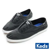 在飛比找Yahoo奇摩購物中心優惠-Keds 品牌經典系列之水洗休閒便鞋-炭灰