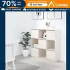 Highboard White 110.5x35x117 cm Solid Wood Pine Storage Cabinet Furniture 14370