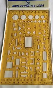 Geometric Rulers Drawing Template Measuring Tools Student Educational Ruler