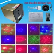 Mini Laser Light RGB Studio Stage Sound Activated Lighting For Home Party Disco