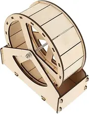 Toddmomy Wooden Hamster Exercise Wheel Silent Running Wheel for Pets for Interactive Fun and Training Exercise for Hamsters Rats and Mice