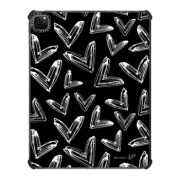 iPad Pro 12.9-inch (5th/6th gen) iPad Impact Case Dripping Hearts White