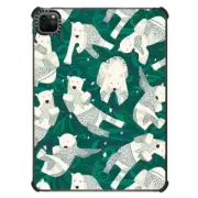 iPad Pro 11-inch (3rd/4th gen) iPad Impact Case arctic polar bears green