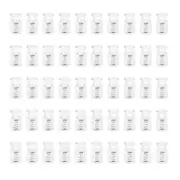 21x11mm Clear Plastic Cord Locks Spring Stoppers Slider Clips Pant Drawstring...