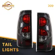 Black Yellow Tail Lights for 1999-2006 Chevy Silverado 1500 2500 Projectors Pair