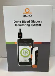 Dario Blood Glucose Monitoring System With Headphone Jack Sealed Box