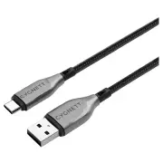 Cygnett USB-C to USB-A Cable 1M - Black CY4681PCUSA