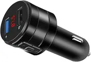 LIFKICH Car Stereo Mp3 Player Adapter 5.0 Charging Echo-canceling Hands- 12-24v Car Power for Vehicle