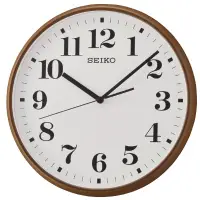 在飛比找Yahoo奇摩購物中心優惠-SEIKO 日本精工 數字 滑動式秒針 掛鐘 時鐘(QXA6