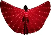 Led Wings for Women - Light Up Butterfly Wings,Light Up Belly Dance Costume Angel Wings for Performance Jona-au