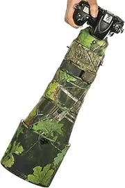 CHASING BIRDS Camouflage Waterproof Lens Coat for Nikon AF-S 400mm F2.8 E FL ED VR Rainproof Lens Protective Cover (Green Leaf Camouflage)