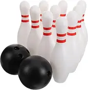 HONMEET Boys and Girls Bowling Ball Toy Set 1 Set Plastic Bowling Game Develops Observation Coordination Skills