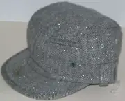 Roxy Better Days Women's Gray Military Cadet Adjustable hat cap