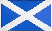 AIMALL Large Scotland Scottish Flag with Brass Grommets Saltire Heavy Duty Outdoor 90 X 150 CM - 3ft x 5ft
