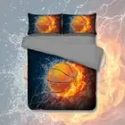 Quilt Duvet Doona Cover Set Single Double Queen King Bed Size Basketball