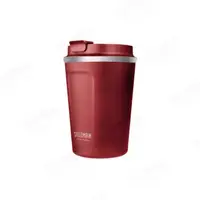 在飛比找PChome24h購物優惠-仙德曼Sadomain 咖啡直飲保溫杯360ml-紅色
