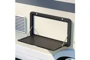 Weisshorn Caravan Table 800 x 450mm Folding Lockable Black