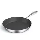 Stainless Steel Fry Pan 22cm Frying Pan Induction FryPan Non Stick