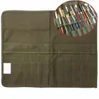 Roll Up Paint Brush Holder Canvas Bag Draw Storage Case Organizer Artist