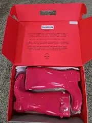 Hunter Original Pink Rain Boot Size 5b/ 6 M Eu 37