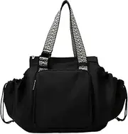 Travel Bag for Women, Cradle Bag for Women | Multi-Compartment Organizer Bag Gym Bag with Handles | Daypack Storage Cradle for Teachers, Students, Nurses, Sisters, Friends, Black, riferimento