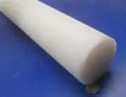 UHMW White Round Rod 3.75" Diameter x 36" Long, 1 Unit, Extruded
