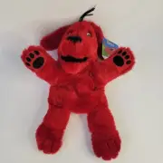 2003 Scholastic PBS Kids Clifford Big Red Dog Plush Hand Puppet Stuffed Characte