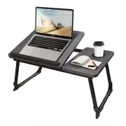 COMFEYA Adjustable Lap Desk with Cup Holder - Black