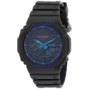 Casio G-SHOCK Analog Digital World Time Alarm Timer GA-2100VB-1A 200M Mens Watch