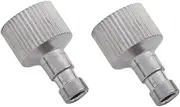 Nishiyuenyi 2X Quick Coupler Plug Fitting for Airbrush Hose, 1/8" BSP Male