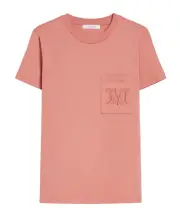 Plain jersey T-shirt XS deep pink