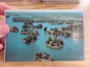 MILLIONAIRE'S ROW - THOUSAND ISLANDS, NEW YORK - POST CARD