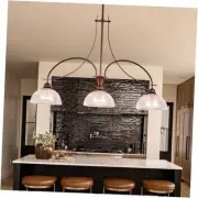 3-Light Oil Rubbed Bronze Pendant Light for Kitchen Island Farmhouse Dining