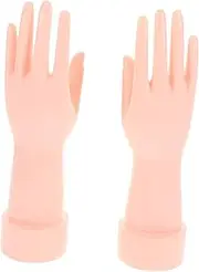 CRILSTYLEO Tabletop Trinket Stand Hand Ring Display Decorative Glove Stand Ring Accessories Hand-shaped Jewelry Holder Ring Display Stand for Countertop
