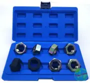 New 8pc Axle Spindle Fractional & Metric Rethreading Set Kit