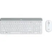 Logitech MK470 Slim Wireless Keyboard and Mouse Combo - Off-White