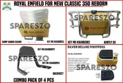 Royal Enfield "COMBO PACK OF 4 PCS , Silver For New Classic 350 REBORN (for: Royal Enfield)