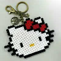 在飛比找蝦皮購物優惠-【涵館】手工拼豆-大「Hello kitty」- 包包掛件