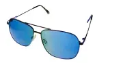 Kenneth Cole Reaction Mens Sunglass Gunmetal Rectangle Aviator , KC1371 8V