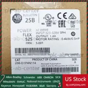 New Sealed AB 25B-D1P4N114 PowerFlex 525 480V 1.4A 0.5HP AC Drive US Free Tax