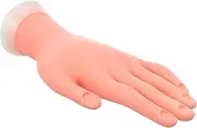AUTSUPPL Practice Nail Hand Manicure Training Hand Nail Art Model for Manicure Lessons