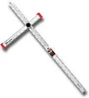 - 317 Adjustable Drywall T-Square Tool - Aluminum - for Layout and Marking - Fea