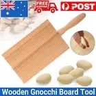 Gnocchi Board Pasta Maker Tray Home Made Rubberwood Italian Potato Dumpling Tool