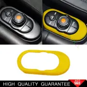 For Mini Cooper F55 F56 F57 Yellow Suede Central Control Button Switch Trim 1PCS (for: Mini)