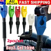 2PCS Flexible Draining Tool Snap Funnel, Flexible Fold Oil Funnel Tool -2023 New
