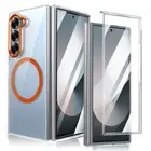 For Samsung Galaxy Z Fold 6 5 4 3Magnetic Hard PC Case Built-in Screen Protector